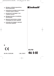 EINHELL 34.010.46 Montage-Instructies