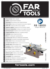 Far Tools RB 1800D Instructies