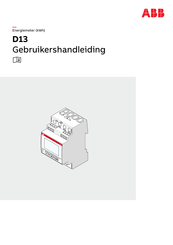 ABB D13 Gebruikershandleiding