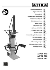 ATIKA ASP 12 TS-2 Oorspronkelijke Gebruiksaanwijzing