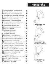 Hansgrohe Talis M52 270 1jet 14870 Series Gebruiksaanwijzing