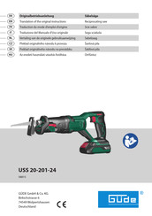 Gude 58815 Vertaling Van De Originele Gebruiksaanwijzing