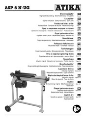 ATIKA ASP 5 N-UG Oorspronkelijke Gebruiksaanwijzing