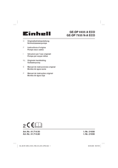 EINHELL GE-DP 7935 N-A ECO Originele Handleiding