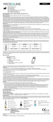 Microline Surgical 200-004R Gebruiksaanwijzing