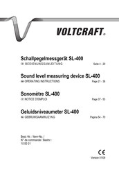 VOLTCRAFT SL-400 Gebruiksaanwijzing