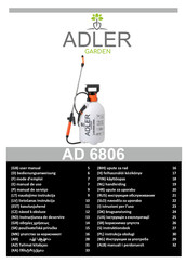 Adler Garden AD 6806 Handleiding