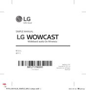 LG WTP3 Eenvoudige Handleiding