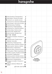 Hansgrohe PuraVida iControl mobile 15776 Series Gebruiksaanwijzing