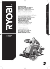 Ryobi R18CSP Vertaling Van De Originele Handleiding