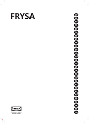 IKEA FRYSA Gebruikershandleiding