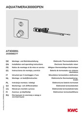 KWC AQUATIMERA3000OPEN AT3O0091 Montage- En Bedieningsinstructie