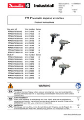 Desoutter PTF085-T4800-S13S Originele Instructies