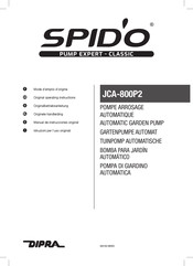 SPIDO Classic JCA-800P2 Originele Handleiding