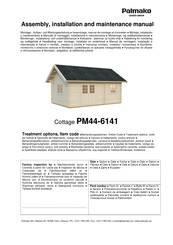 Lemeks Palmako PM44-6141 Handleiding Voor Installatie En Onderhoud