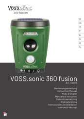 VOSS VOSS.sonic 360 fusion Gebruiksaanwijzing