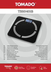 tomado TBS0401B Gebruiksaanwijzing