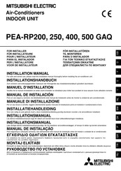 Mitsubishi Electric PEA-RP250 GAQ Installatiehandleiding