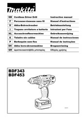 Makita BDF343 Gebruiksaanwijzing