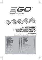 Ego Power+ BA3360T Vertaling Van De Originele Handleiding