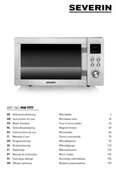 SEVERIN 7777000 Gebruiksaanwijzing