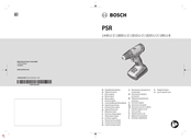 Bosch PSR 1800 LI-2 Oorspronkelijke Gebruiksaanwijzing