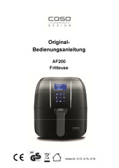 CASO DESIGN AF200 Handleiding