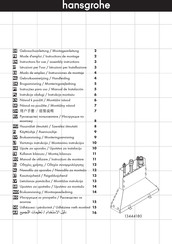 Hansgrohe 13444180 Gebruiksaanwijzing