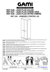 Gautier Gami JAZZ PLUS K27 Montage-Instructies