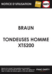 Braun XT5 Handleiding