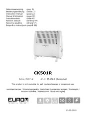 EUROM 35.172.9 Gebruiksaanwijzing