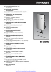 Honeywell BH-777FTE Gebruiksaanwijzing