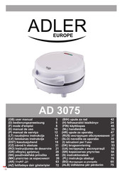 Adler europe AD 3075 Handleiding