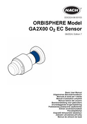 Hach ORBISPHERE GA2X00 O2 EC Basishandleiding