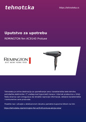 Remington PROluxe AC9140 Handleiding