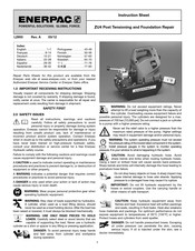 Enerpac ZU4 Handleiding