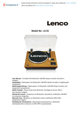 LENCO LS-55 Handleiding