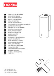 Franke FTU PLUS 3707 BK/2 Installatie-Instructies