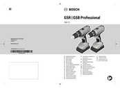 Bosch Professional GSB 18V-21 Oorspronkelijke Gebruiksaanwijzing