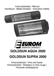 EUROM GOLDSUN SUPRA 2000 Instructieboekje