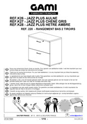 Gautier Gami 220 Montage-Instructies