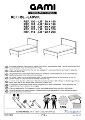 Gautier Gami 104 Montage-Instructies
