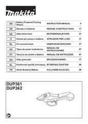 Makita DUP361 Gebruiksaanwijzing