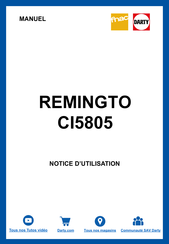 Remington Sapphire Luxe CI5805 Handleiding