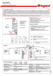 LEGRAND 047 65 Handleiding