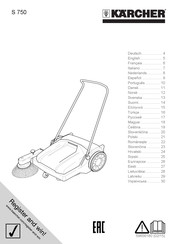 Kärcher S 750 Originele Gebruiksaanwijzing