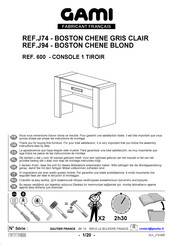 Gautier Gami 600 Montage-Instructies