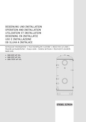 Stiebel Eltron SBB 600 WP SOL Handleiding Voor Bediening En Installatie