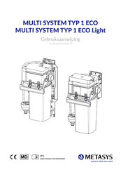 Metasys MULTI SYSTEM TYP 1 ECO Gebruiksaanwijzing