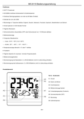 Technoline WS 8119 Bedieningshandleiding